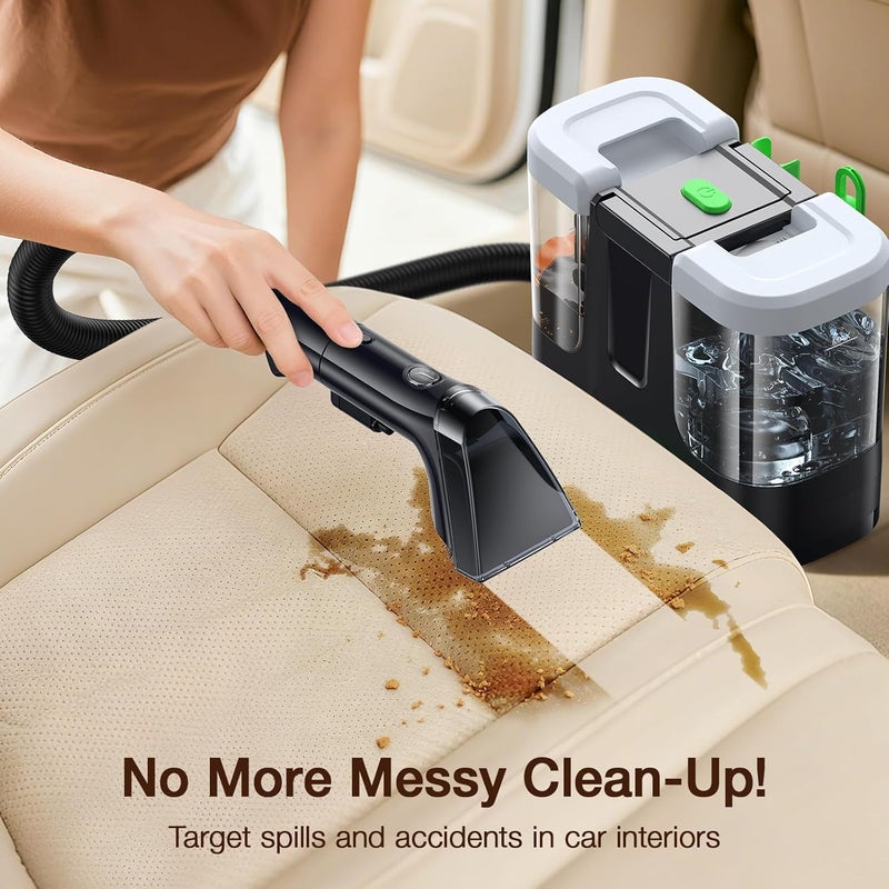 LABIGO Portable Carpet & Upholstery Cleaner, 18Kpa Carpet Cleaner Machine for Deep Stain Removal, Spot Cleaner for Pet Accidents, Area Rugs, Stairs, Car Seats & Couches, Includes Tools & Self-Cleaning - Image 5